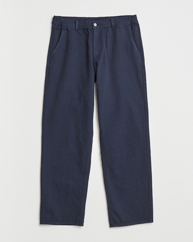 Forét Clay Twill Pants Navy – Sininen