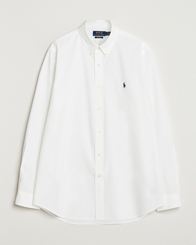 Polo Ralph Lauren Custom Fit Stretch Poplin Shirt White – Valkoinen