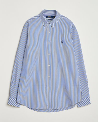 Polo Ralph Lauren Custom Fit Stretch Poplin Shirt Bengal Stripe – Sininen