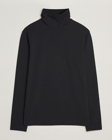 Filippa K Organic Cotton Stretch Turtleneck Black – Musta