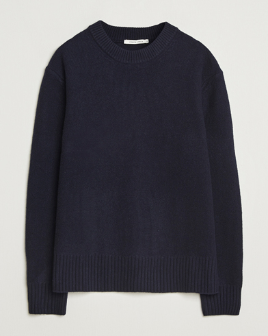 A Day's March Tietar Boiled Merino Sweater Navy – Sininen