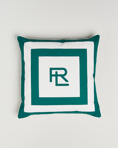 Ralph Lauren Home Holton Throw Pillow Green/White – Valkoinen