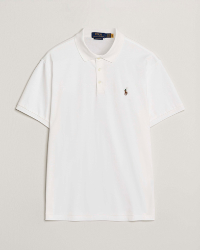 Polo Ralph Lauren Custom Slim Fit Cotton Polo White – Valkoinen