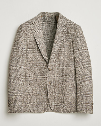 GANT Wool Checked Blazer Seed Melange – Harmaa