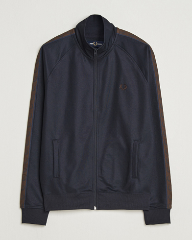 Fred Perry Taped Track Jacket Navy – Sininen