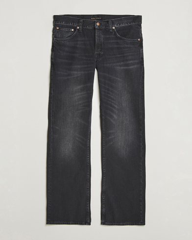 Nudie Jeans Flare Glenn Jeans Black Storm – Musta