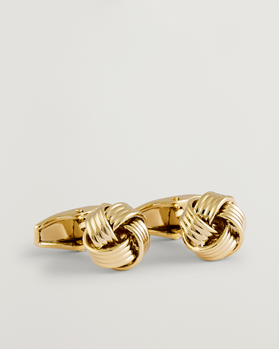 Amanda Christensen Knot Cufflink Gold – Kulta
