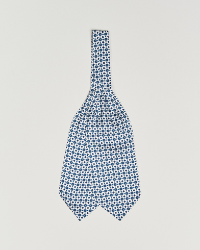 Amanda Christensen Silk Twill Medallion Ascot White – Valkoinen