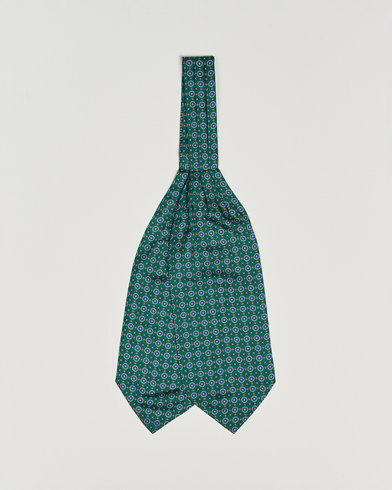 Amanda Christensen Silk Twill Medallion Ascot Bottle Green – Vihreä