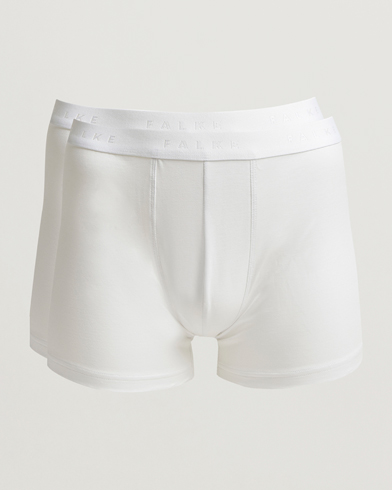 Falke 2-Pack Cotton Boxer Briefs White – Valkoinen