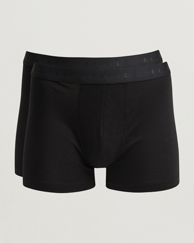 Falke 2-Pack Cotton Boxer Briefs Black – Musta