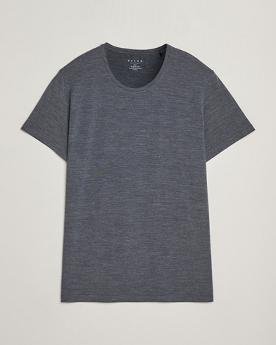 Falke Clima Wool Crew Neck T-Shirt Dark Grey Heather – Harmaa