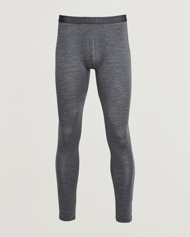 Falke Clima Wool Long Tights Dark Grey Heather – Harmaa