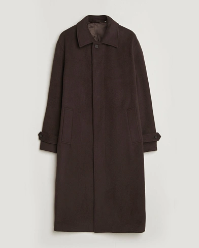NN07 Gibson Wool Coat Demitasse Brown – Ruskea