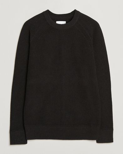 NN07 Jacobo Cotton Knitted Sweater Dusky Port – Ruskea