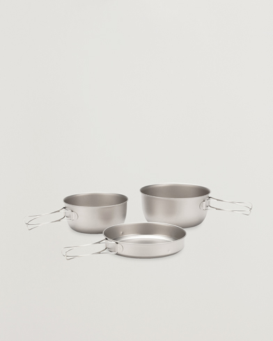 Snow Peak 3 Piece Cookset Titanium – Hopea