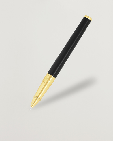 S.T. Dupont D-Initial Rollerball Pen Black/Golden – Musta