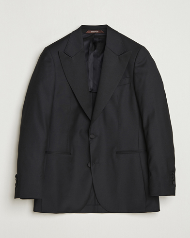 Morris Loro Piana Tuxedo Jacket Black – Musta