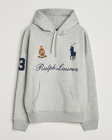 Polo Ralph Lauren Big Pony Hoodie Andover Heather – Harmaa