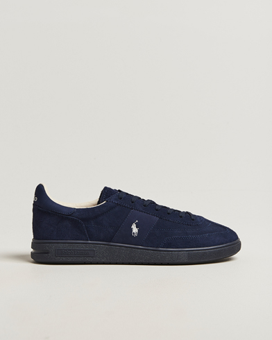 Polo Ralph Lauren Bedford Suede Sneaker Tonal Navy – Sininen