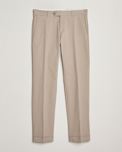 BOSS BLACK Genius Cotton Trousers Beige – Beige