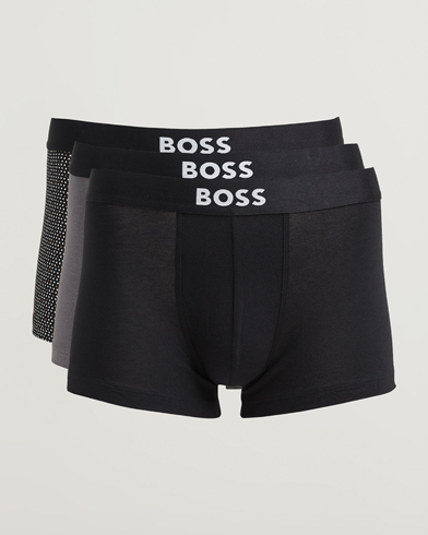 BOSS BLACK 3-Pack One Trunk Multi – Musta