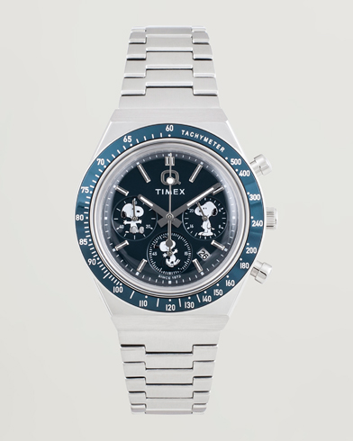 Timex X Peanuts Q Chronograph Snoopy 40mm Blue Dial – Hopea