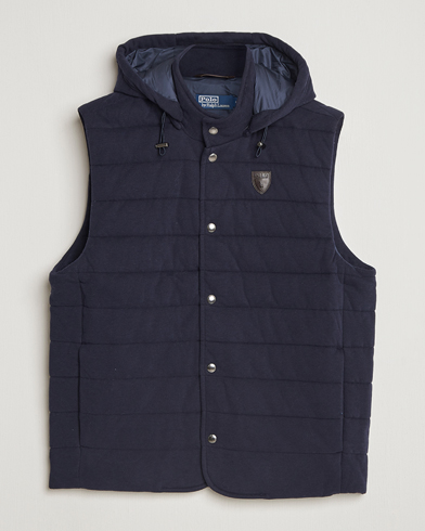 Polo Ralph Lauren Double Knitted Vest RL Navy – Sininen