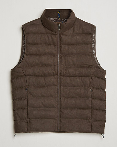 Polo Ralph Lauren Colden Vest Nutmeg Brown – Ruskea