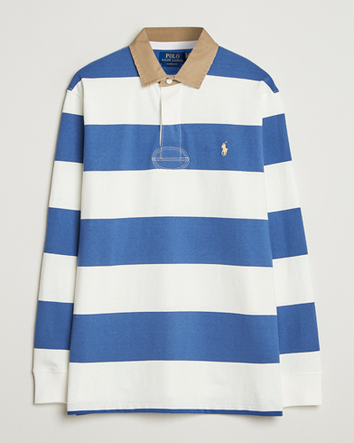 Polo Ralph Lauren Long Sleeve Rugby Sweater Old Royal/Cream – Monivärinen