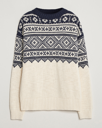 Polo Ralph Lauren Cotton/Cashmere Sweater Cream Combo – Valkoinen