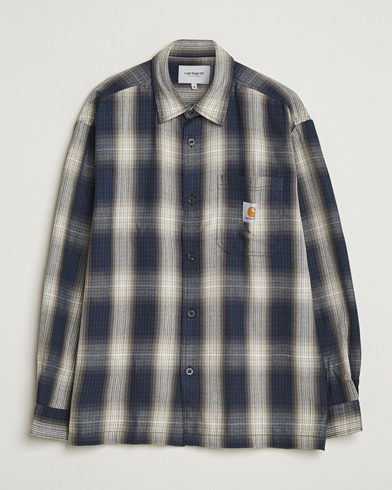 Carhartt WIP Harlin Checked Shirt Jupiter – Harmaa