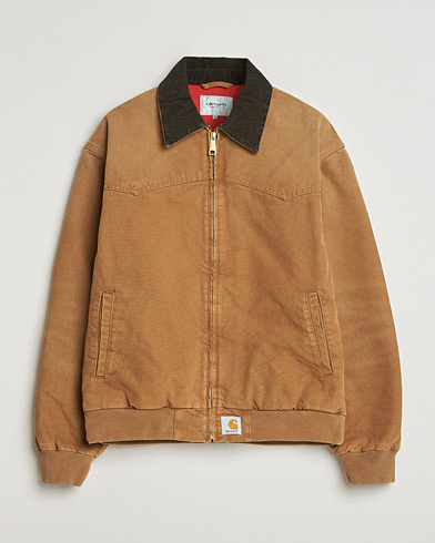 Carhartt WIP OG Santa Fee Jacket Hamilton Brown Grind Washed – Ruskea