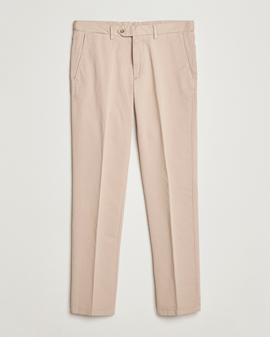 Oscar Jacobson Danwick Cotton Trousers Beige – Beige