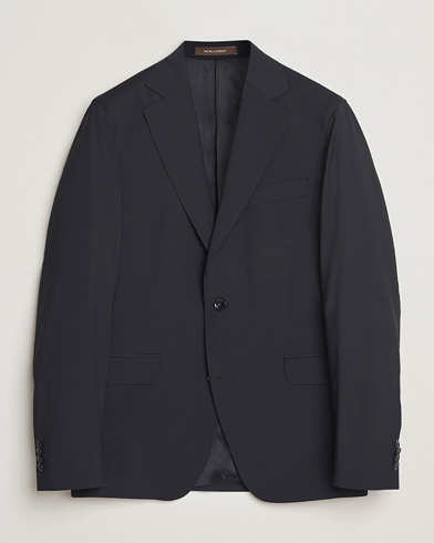 Oscar Jacobson Ego Wool Blend Blazer Black – Musta