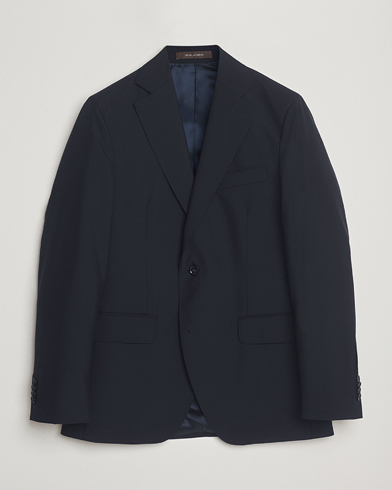 Oscar Jacobson Fogerty Wool Blazer Navy – Sininen