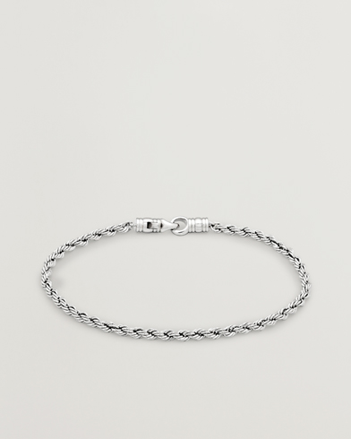 Tom Wood Rope Bracelet Silver – Hopea