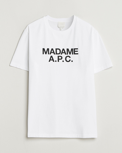 A.P.C. Madame T-Shirt White – Valkoinen