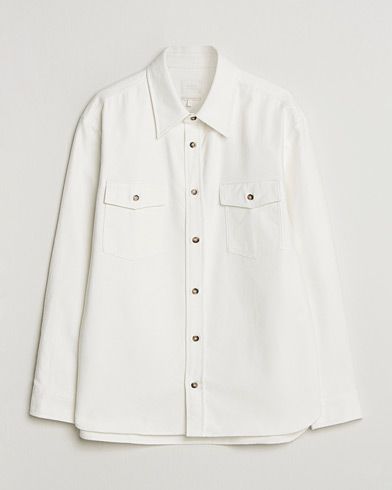 A.P.C. Brushed Cotton Overshirt White – Valkoinen