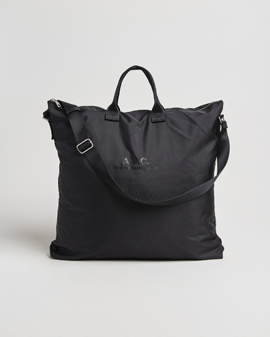 A.P.C. Backstage Nylon Cordura Tote Bag Black – Musta