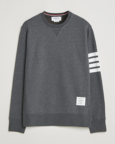 Thom Browne Classic 4 Bar Loopback Sweatshirt Dark Grey – Harmaa