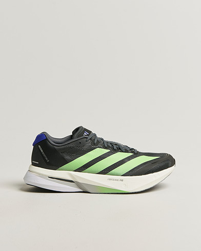 adidas Performance Adizero Boston 13 Black/Lime – Musta