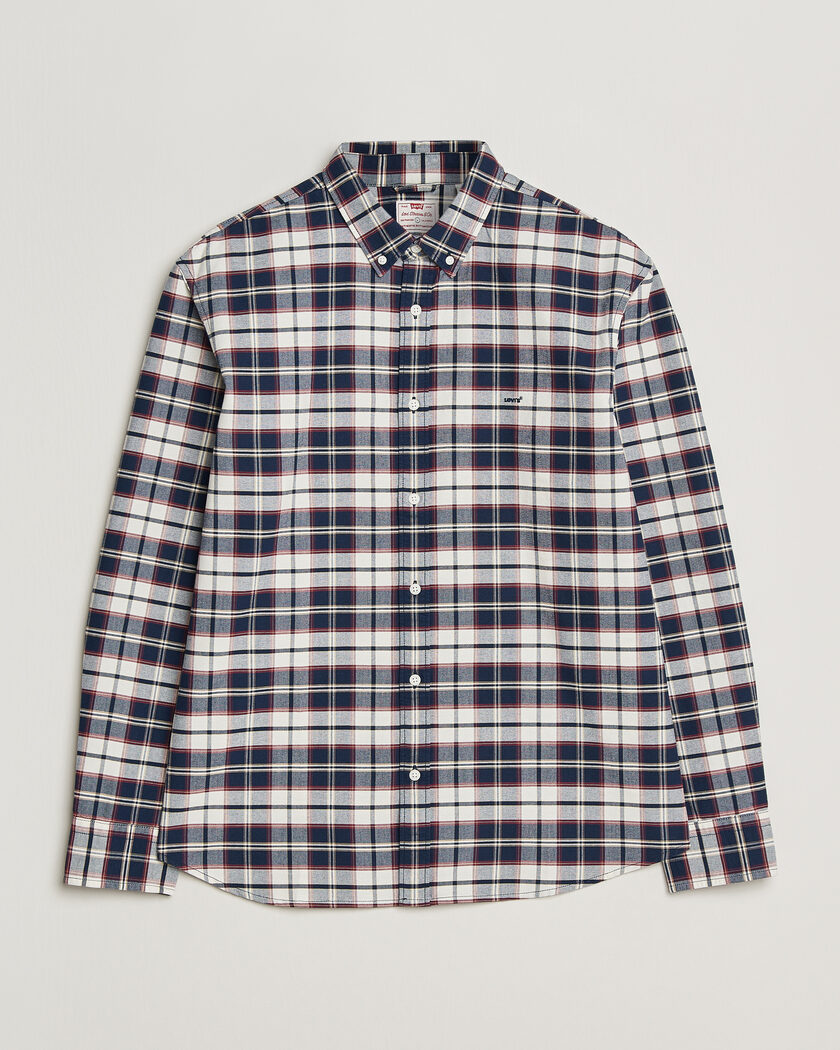 Levi's Cotton Checked Shirt Dress Blues – Sininen