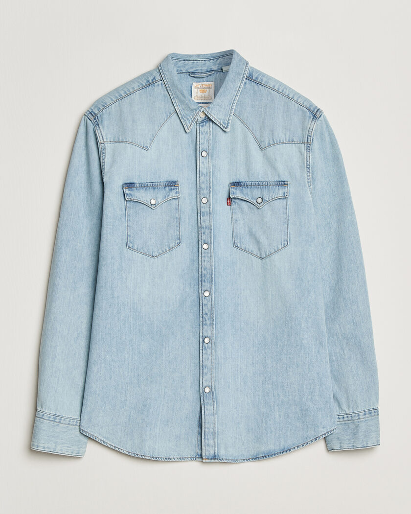 Levi's Barstow Western Standard Shirt Worn In Blue – Sininen