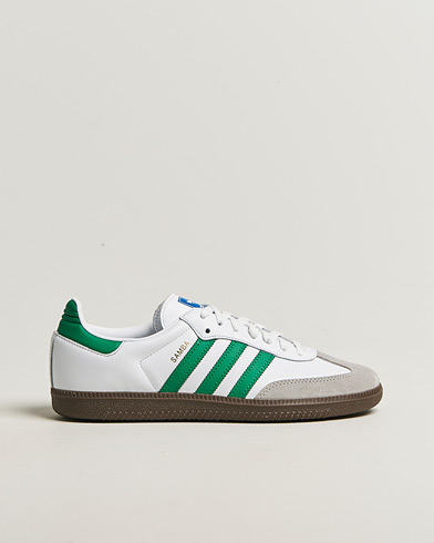 adidas Originals Samba OG Sneaker White/Green – Valkoinen