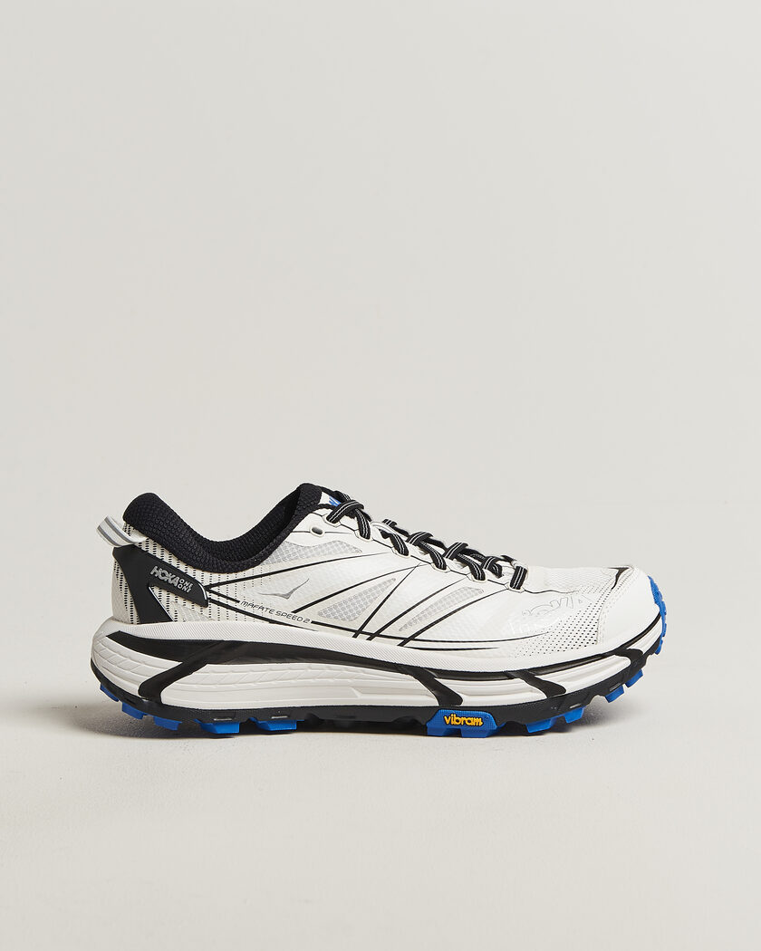Hoka Mafate Speed 2 White/Cobalt Blue – Valkoinen
