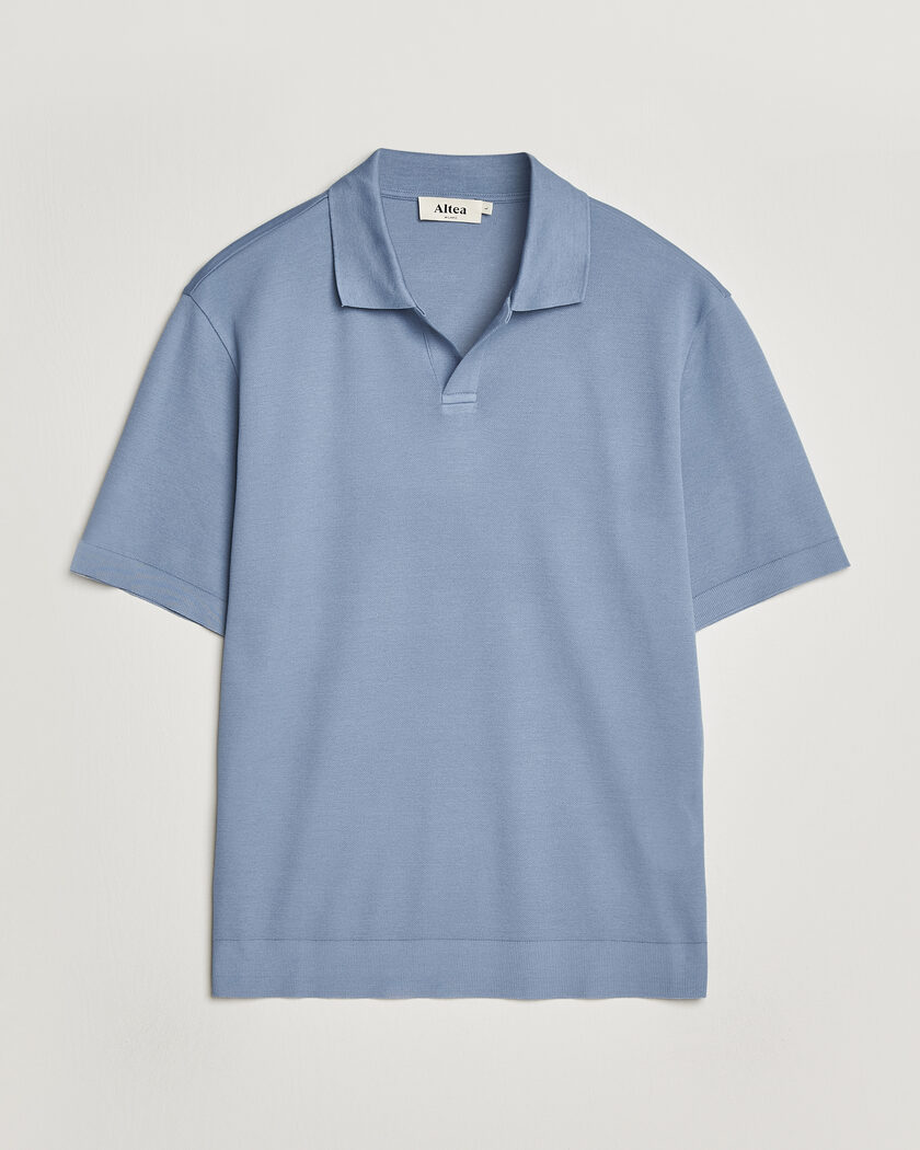 Altea Jersey Piquet Polo Light Blue – Sininen