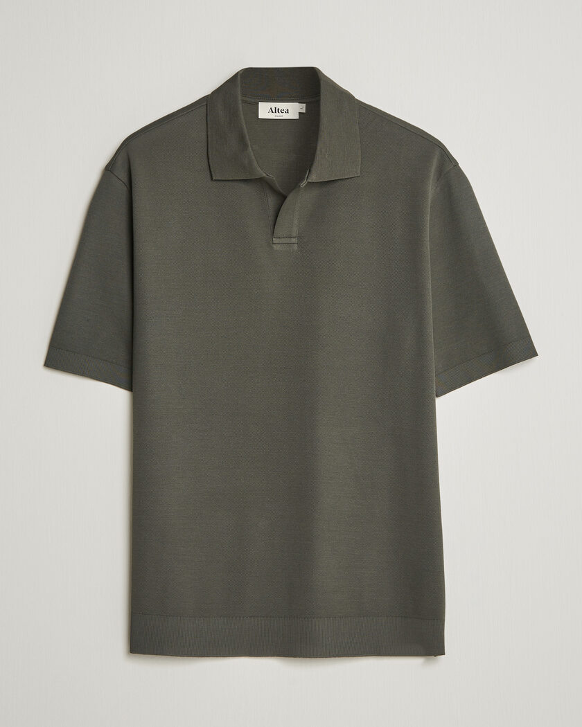 Altea Jersey Piquet Polo Dark Green – Vihreä
