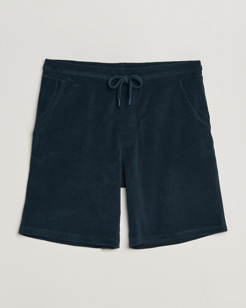 Altea Terry Drawstring Shorts Navy – Sininen