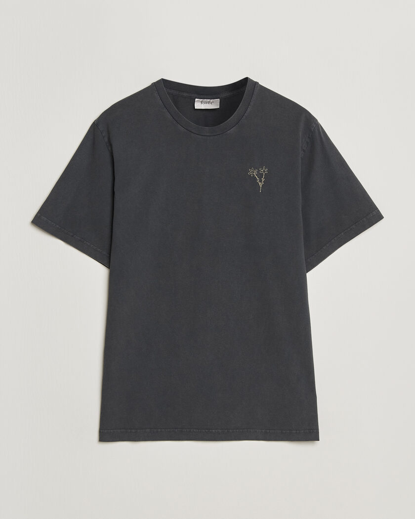 Forét Bouquet T-Shirt Washed Black – Harmaa